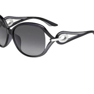 Dior Black Sunglasses with Crystal Details